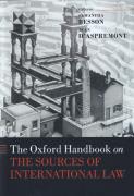 Cover of The Oxford Handbook on the Sources of International Law