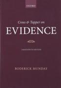 Cover of Cross &#38; Tapper on Evidence