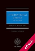 Cover of International Crimes - Law and Practice: Volume I Genocide (eBook)