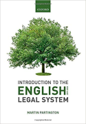Cover of Introduction to the English Legal System 2019-2020