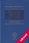 Cover of Financial Services Litigation (eBook)