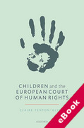 Cover of Children and the European Court of Human Rights (eBook)