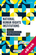 Cover of National Human Rights Institutions: Rules, Requirements, and Practice (eBook)