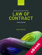 Cover of Koffman, Macdonald & Atkins' Law of Contract (eBook)