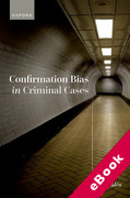 Cover of Confirmation Bias in Criminal Cases (eBook)