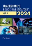 Cover of Blackstone's Police Investigators' Q&#38;A 2024
