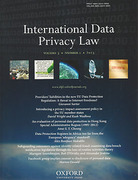 Cover of International Data Privacy Law: Online Only