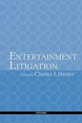 Cover of Entertainment Litigation
