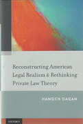 Cover of Reconstructing American Legal Realism &#38; Rethinking Private Law Theory