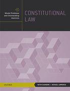 Cover of Constitutional Law: Model Problems and Outstanding Answers
