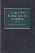 Cover of Toward a New Federal Law on Arbitration