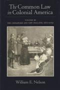 Cover of The Common Law in Colonial America: Volume III: The Chesapeake and New England, 1660-1750
