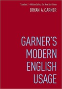Cover of Garner's Modern English Usage