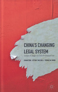 Cover of China's Changing Legal System: Lawyers &#38; Judges on Civil &#38; Criminal Law