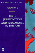 Cover of Civil Jurisdiction and Judgments in Europe