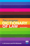 Cover of The Longman Dictionary of Law 