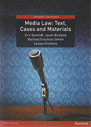 Cover of Media Law: Text, Cases and Materials