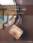 Cover of Text, Cases and Materials on Criminal Law (MyLawChamber)