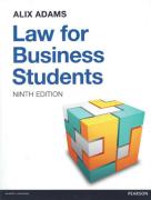 Cover of Law for Business Students 9th ed (MyLawChamber)