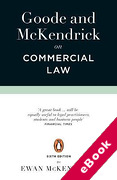 Cover of Goode &#38; McKendrick on Commercial Law (eBook)