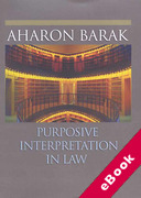 Cover of Purposive Interpretation in Law (eBook)