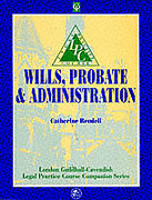 Cover of LPC: Wills, Probate and Administration