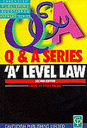 Cover of Cavendish Q&A: 'A' Level Law