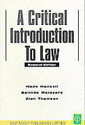Cover of A Critical Introduction to Law