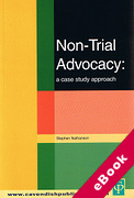 Cover of Non-Trial Advocacy: A Case Study Approach (eBook)