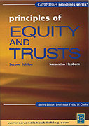Cover of Principles of Equity and Trusts Law
