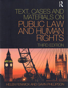 Cover of Text Cases and Materials Public Law and Human Rights