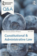 Cover of Routledge Revision Q&A Constitutional & Administrative Law 2013-2014