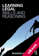 Cover of Learning Legal Skills and Reasoning (eBook)