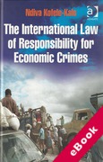 Cover of International Law of Responsibility for Economic Crimes: Holding State Officials Individually Liable for Acts of Fraudulent Enrichment (eBook)