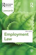Cover of Routledge Lawcards: Employment Law 2012-2013