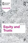 Cover of Routledge Lawcards: Equity and Trusts 2012-2013