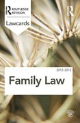 Cover of Routledge Lawcards: Family Law 2012-2013