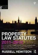 Cover of Routledge Student Statutes: Property Law Statutes 2011 - 2012