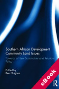 Cover of Southern Africa Development Community Land Issues: Towards a New Sustainable Land Relations Policy (eBook)
