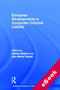 Cover of European Developments in Corporate Criminal Liability (eBook)