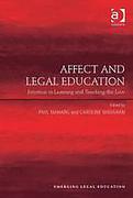Cover of Affect and Legal Education: Emotion in learning and teaching the law