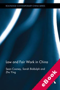 Cover of Law and Fair Work in China (eBook)
