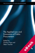 Cover of The Applied Law and Economics of Public Procurement (eBook)