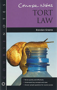 Cover of Course Notes: Tort Law