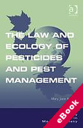 Cover of The Law and Ecology of Pesticides and Pest Management (eBook)