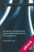 Cover of Jurisdiction and Arbitration Agreements in International Commercial Law (eBook)