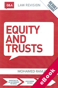 Cover of Routledge Law Revision Q&#38;A Equity &#38; Trusts (eBook)