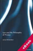 Cover of Law and the Philosophy of Privacy (eBook)