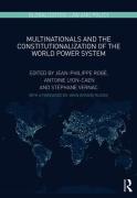 Cover of Multinationals and the Constitutionalization of the World Power System