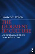 Cover of The Judgement of Culture: Cultural Assumptions in American Law